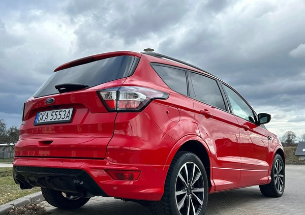 Ford Kuga cena 70002 przebieg: 167538, rok produkcji 2017 z Lębork małe 667